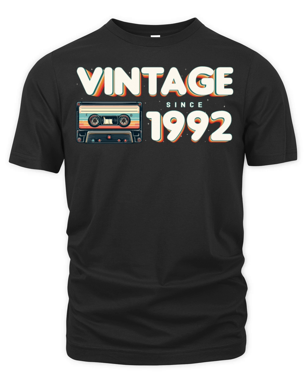 Retro Vintage 1992 Nostalgic Birthday Men Women Organic Unisex T-shirt