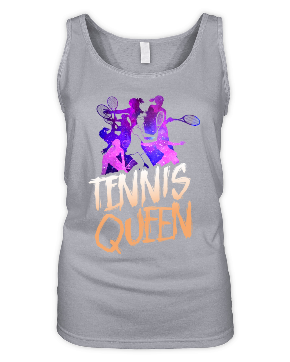 Funny Tennis Player Racket Tennis Organic Women's Tank Top