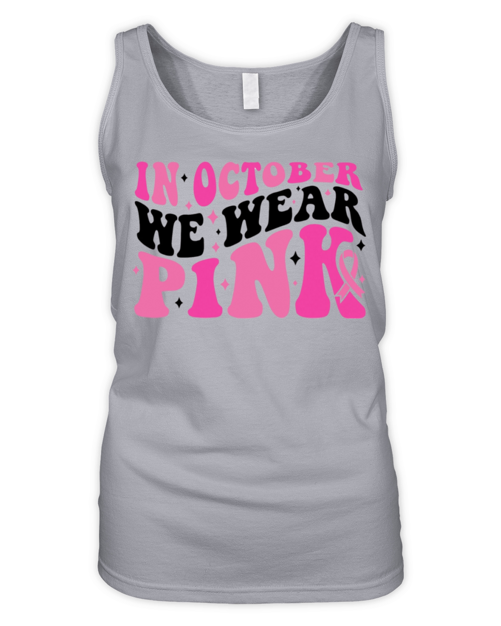 In October We Wear Pink Organic Women's Tank Top