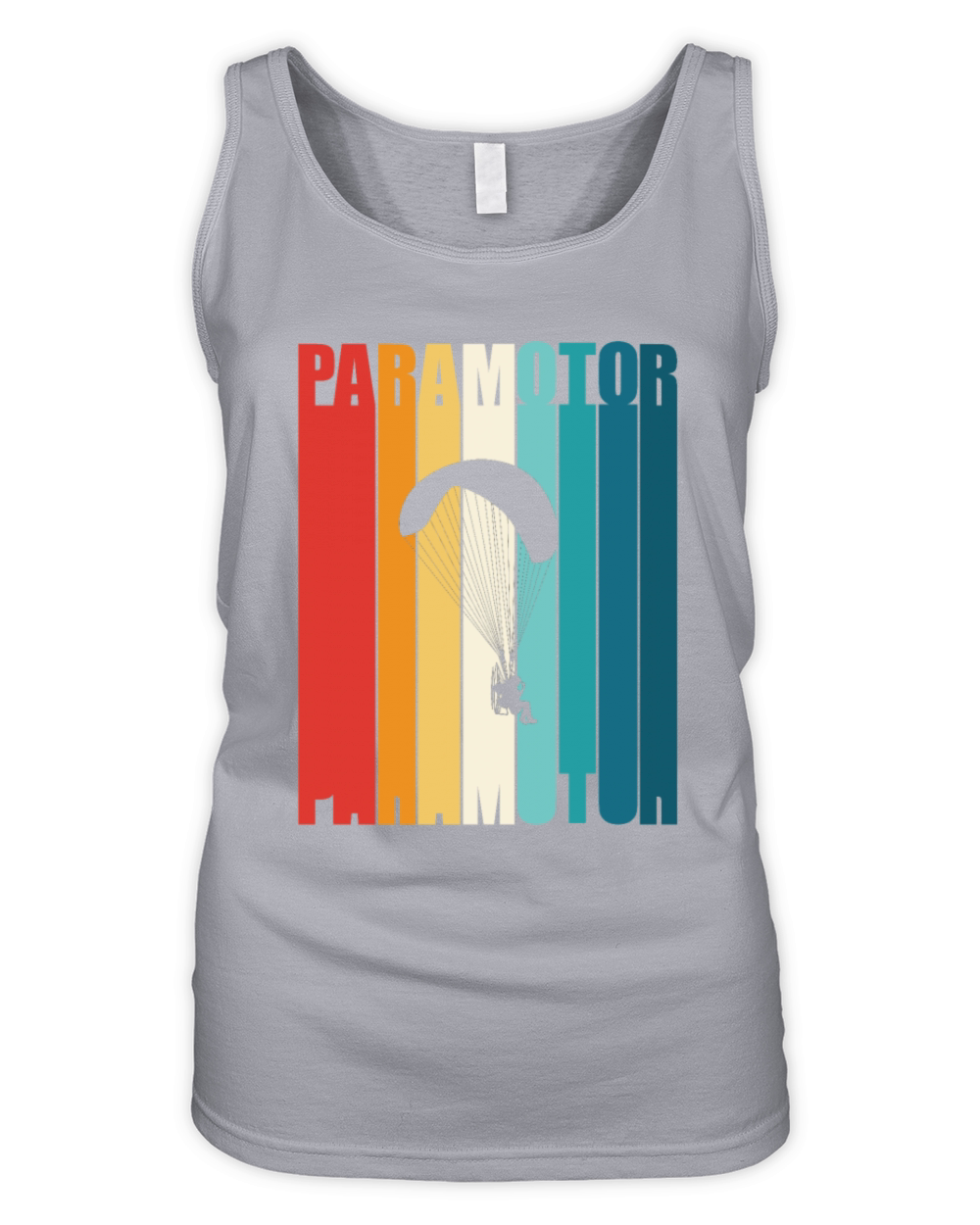 Retro Vintage Paramotoring Lover Paramotor Organic Women's Tank Top