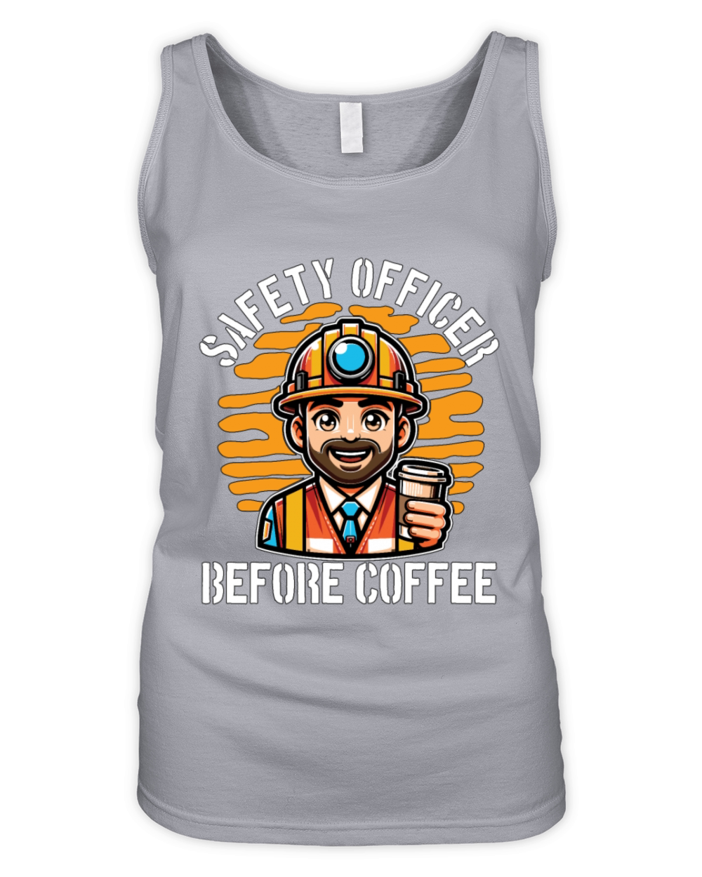 Safety Officer Before Public Safety Coffee Lover Organic Women's Tank Top