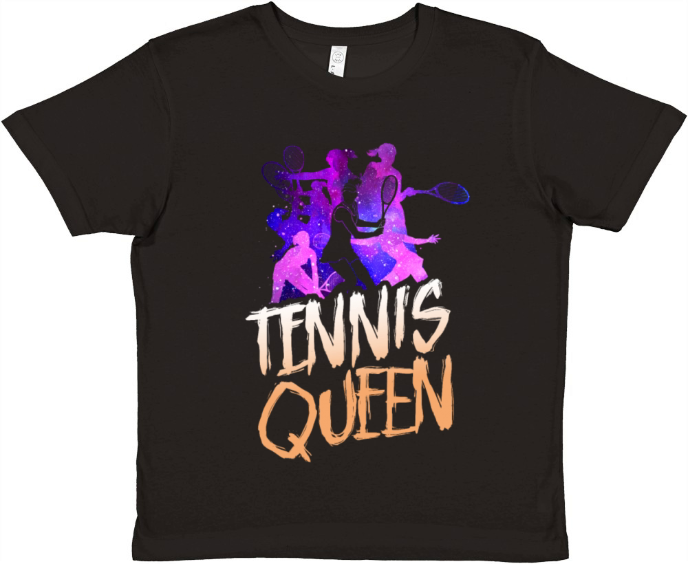 Funny Tennis Player Racket Tennis Premium Kids Crewneck T-shirt