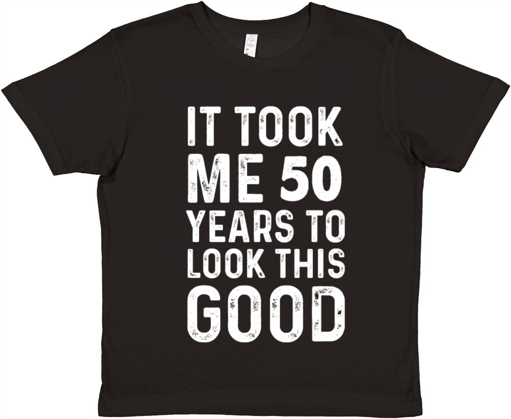 it took me 50 years to look this good Vintage Premium Kids Crewneck T-shirt