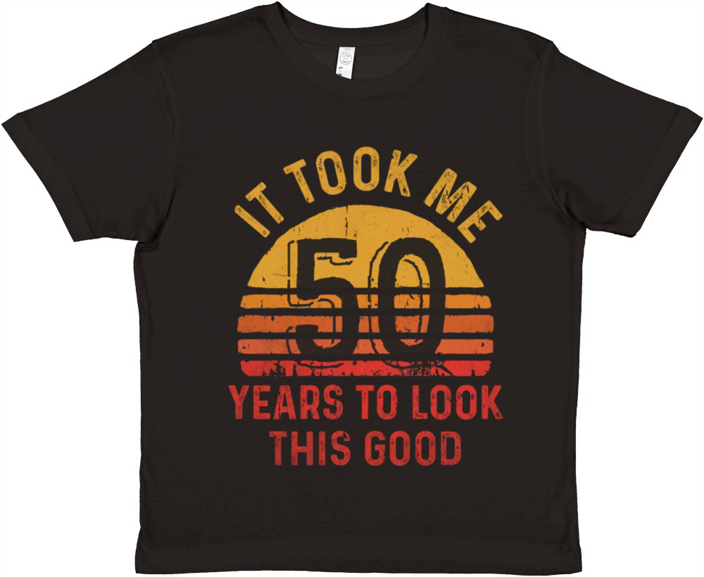 It took me 50 years to look this good Vintage Premium Kids Crewneck T-shirt