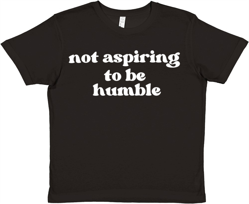 Minimalist Not Aspiring to Be Humble Premium Kids Crewneck T-shirt