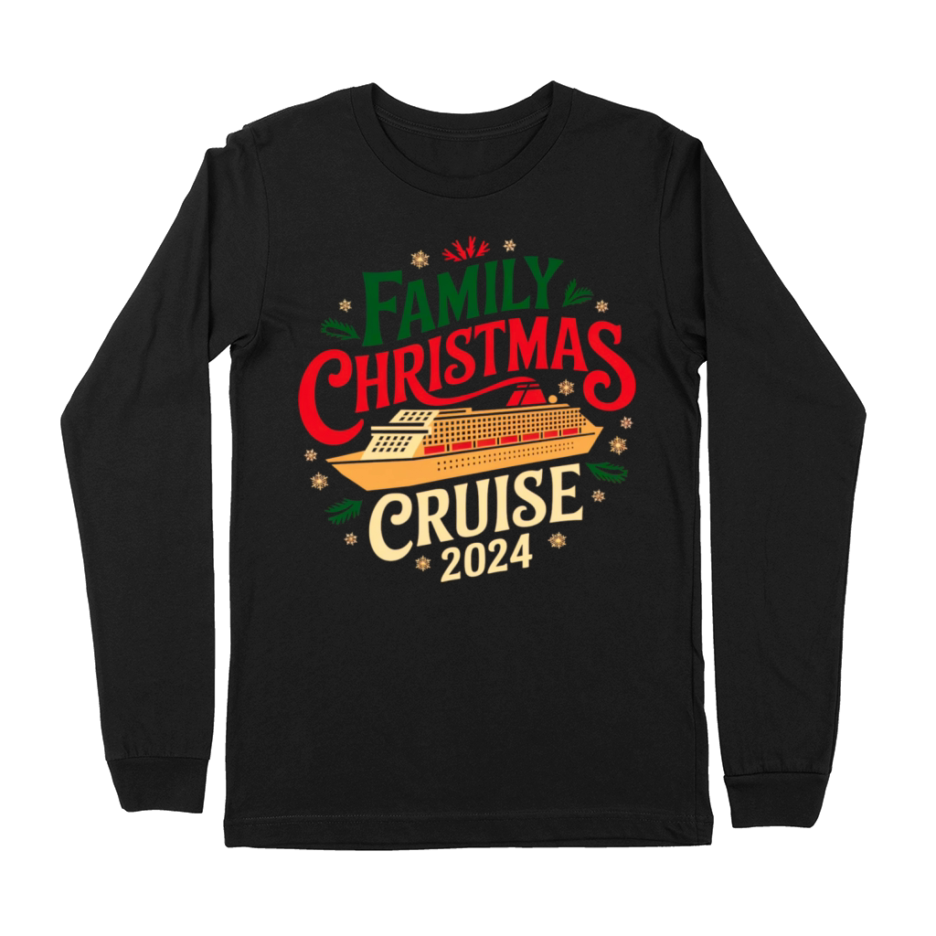 Top Family Christmas Cruise 2024 Premium Long Sleeve