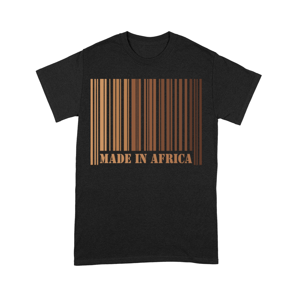 Melanin Barcode Made in Africa Apparel Premium T-shirt