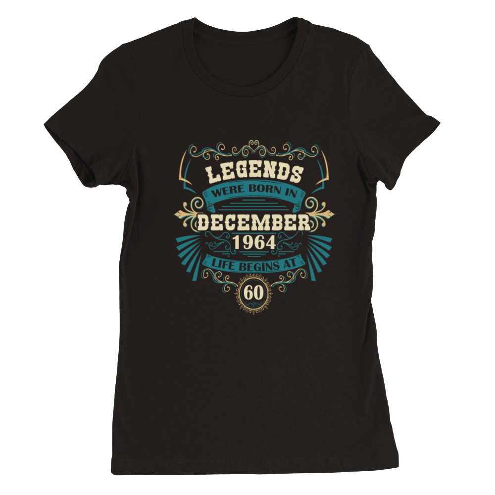 Legendary since December 1964 Vintage Western Premium Womens Crewneck T-shirt