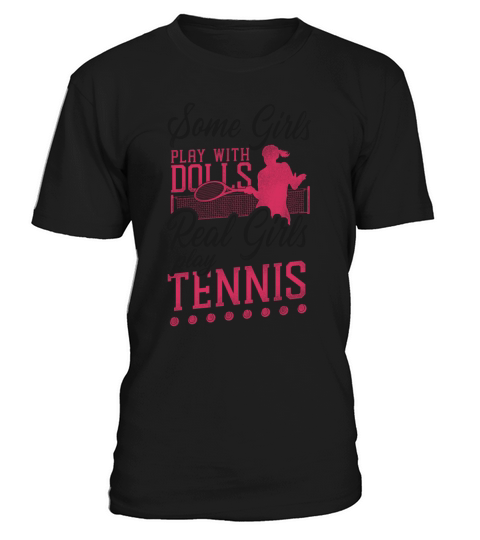 Funny Tennis Player Racket Girl T-Shirt Unisex