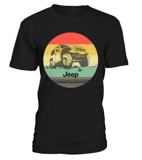 Off Road Retro Vintage Style 4x4 Car T-Shirt Unisex