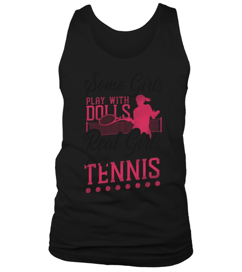 Funny Tennis Player Racket Girl Tank Top Unisex