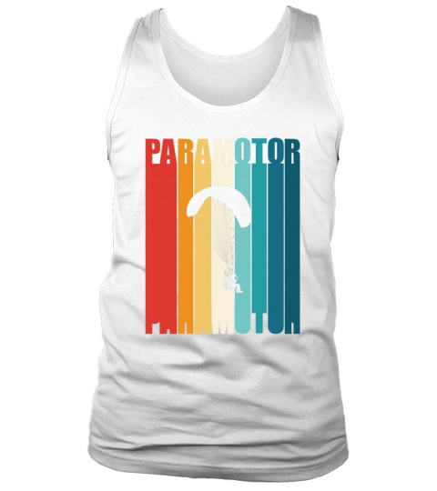 Retro Vintage Paramotoring Lover Paramotor Tank Top Unisex