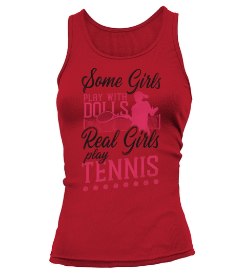 Funny Tennis Player Racket Girl Tank top Woman
