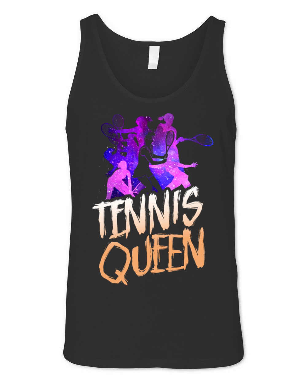 Funny Tennis Player Racket Tennis Unisex Jersey Tank