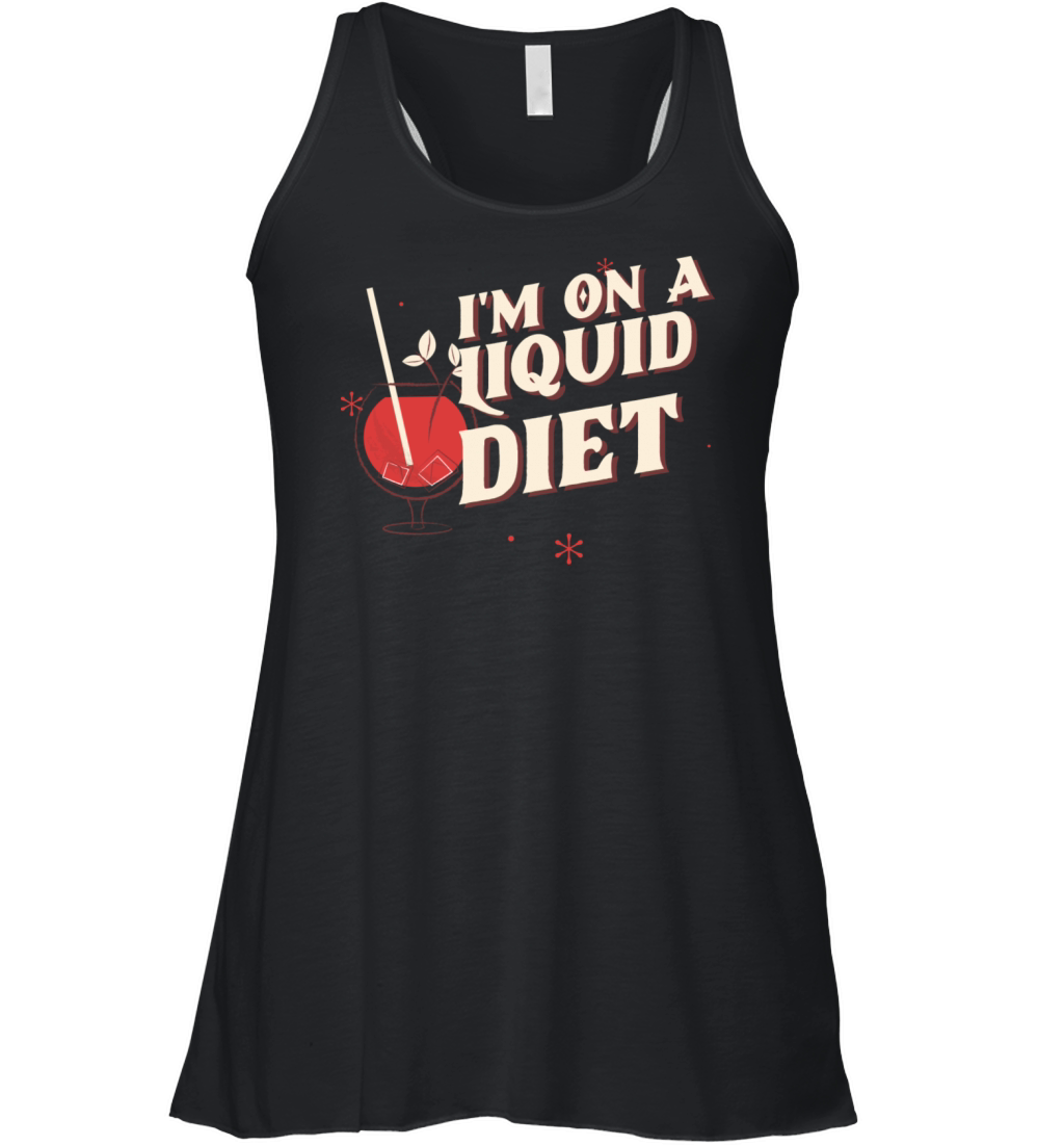 IM ON A LIQUID DIET Women's Flowy Tank Top