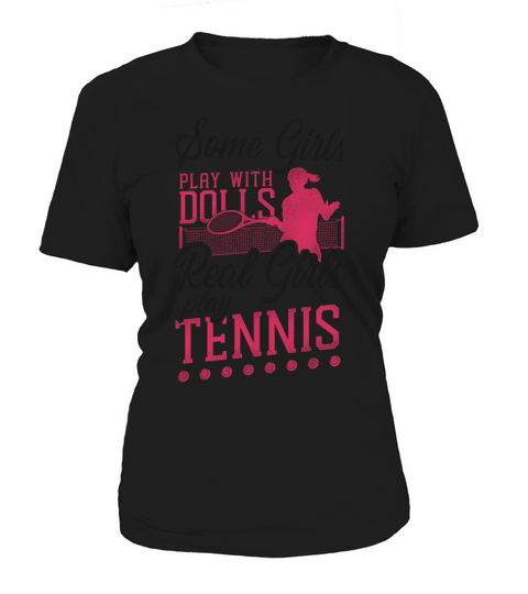 Funny Tennis Player Racket Girl Women's T-Shirt
