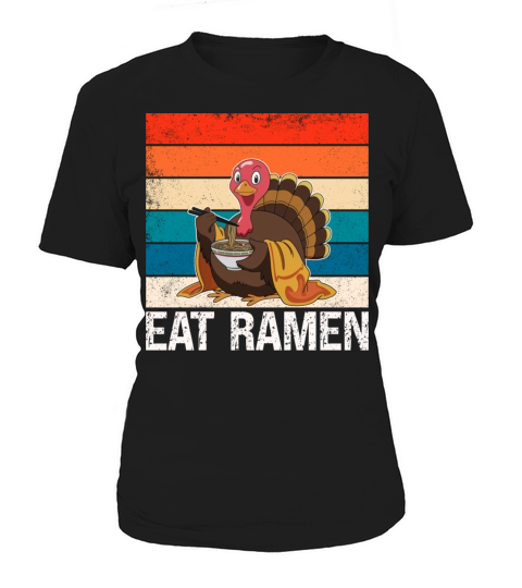 Turkey Eat Ramen Vintage Women's T-Shirt
