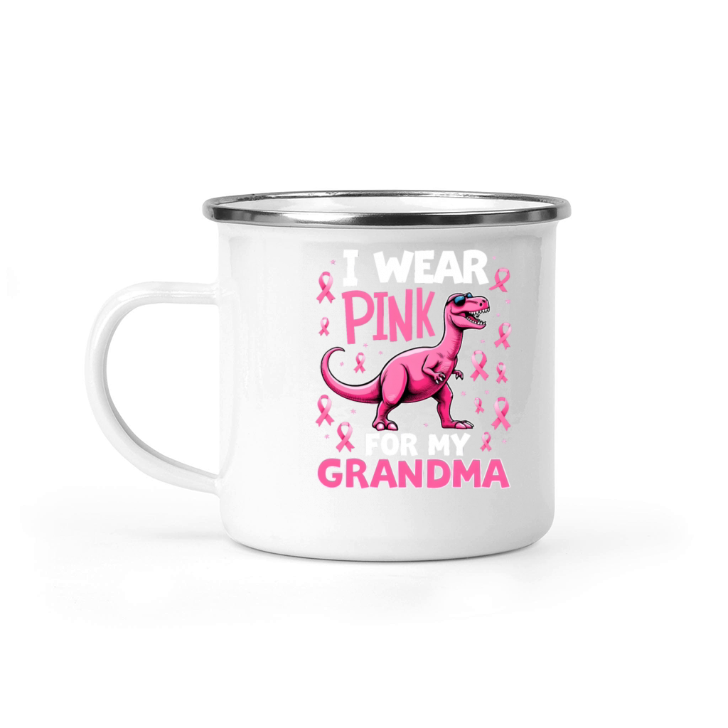 Breast Cancer Pink Awareness Design Camping Mug