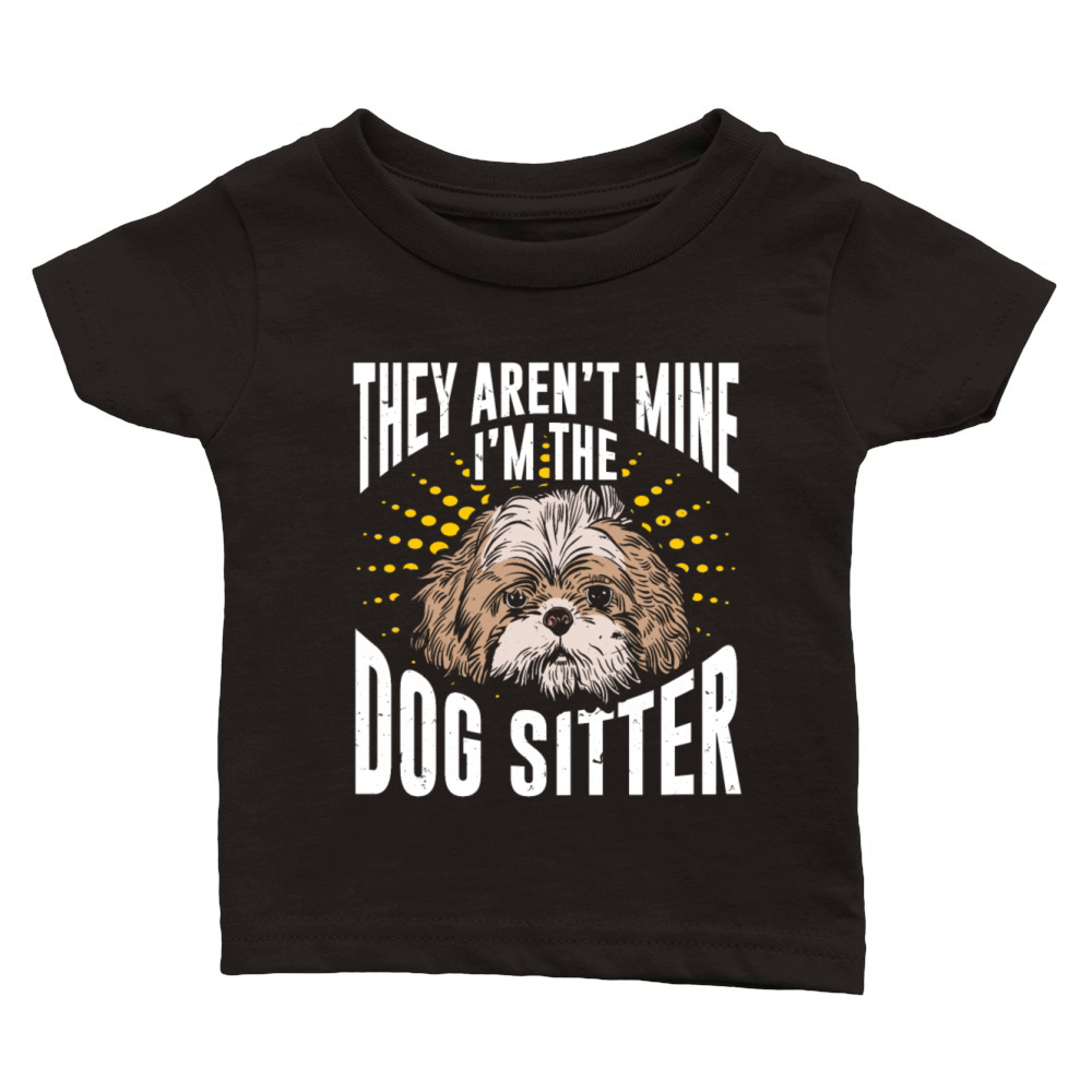 Dog Walker Professional Pet Sitter Dog Walking Classic Baby Crewneck T-shirt