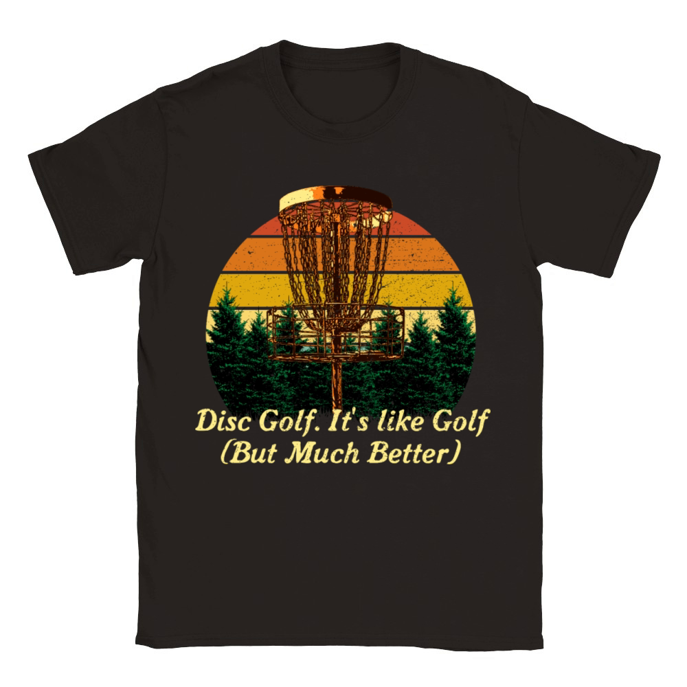 Disc Golf Much Better Golfer Sayings Disc Golf Lov Classic Kids Crewneck T-shirt
