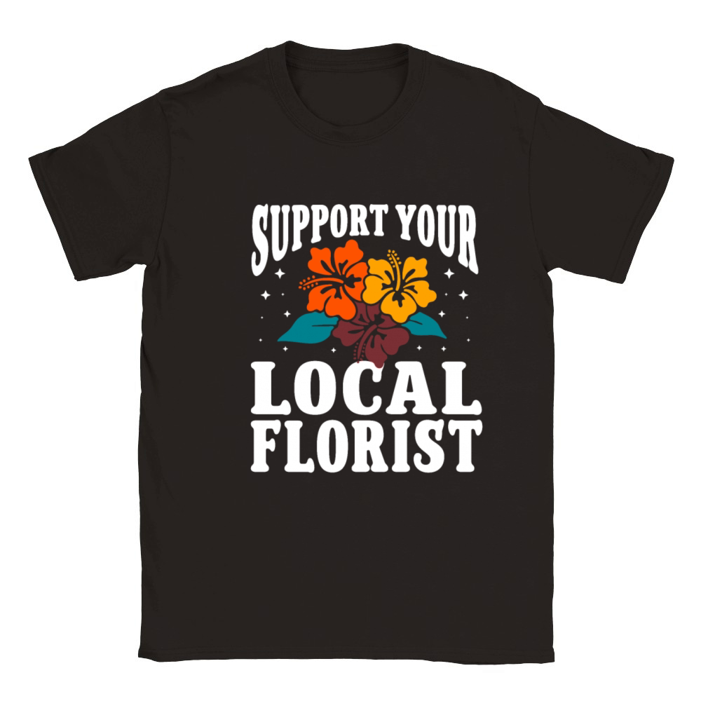 Florist Floral Flower Floristry Classic Kids Crewneck T-shirt