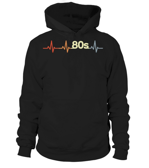 80s ECG Vintage Hoodie Unisex