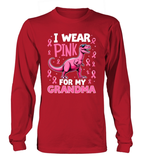 Breast Cancer Pink Awareness Design Long sleeved Unisex