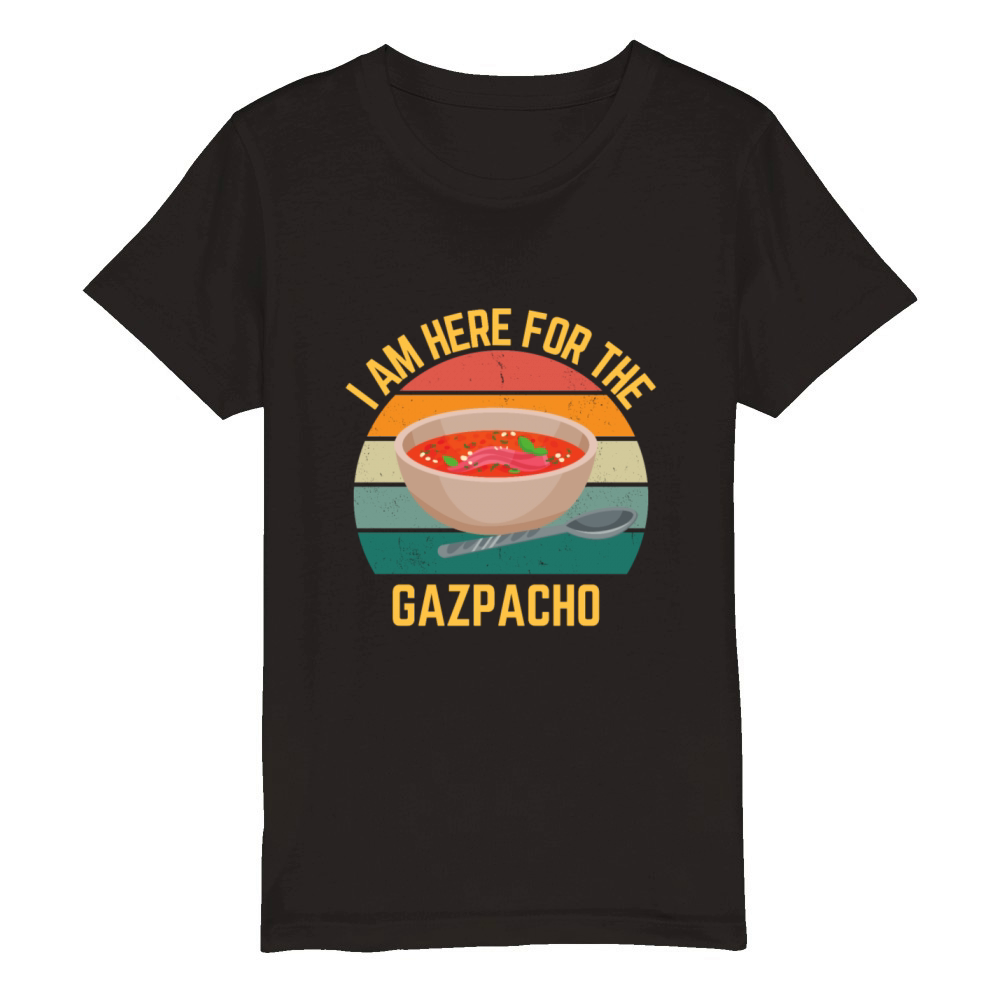 i am here for the gazpacho Organic Kids Crewneck T-shirt