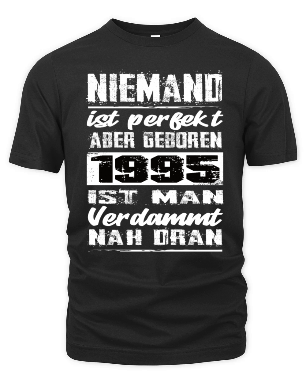 Nobody Is Perfect But Born 1995 Birthday Organic Unisex T-shirt