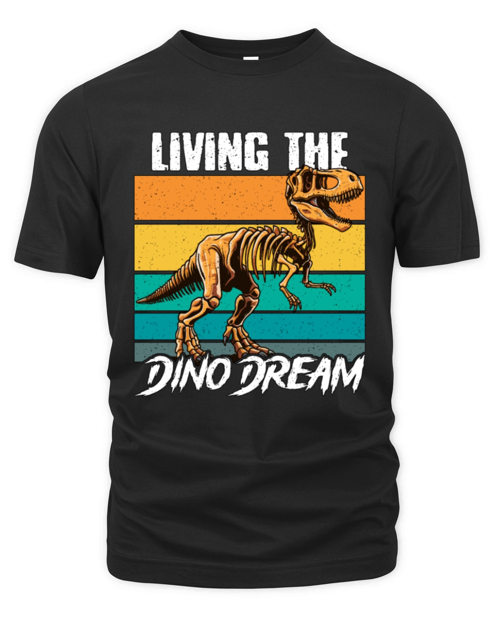Paleontology Living The Dino Dream Fossil Hunting Organic Unisex T-shirt