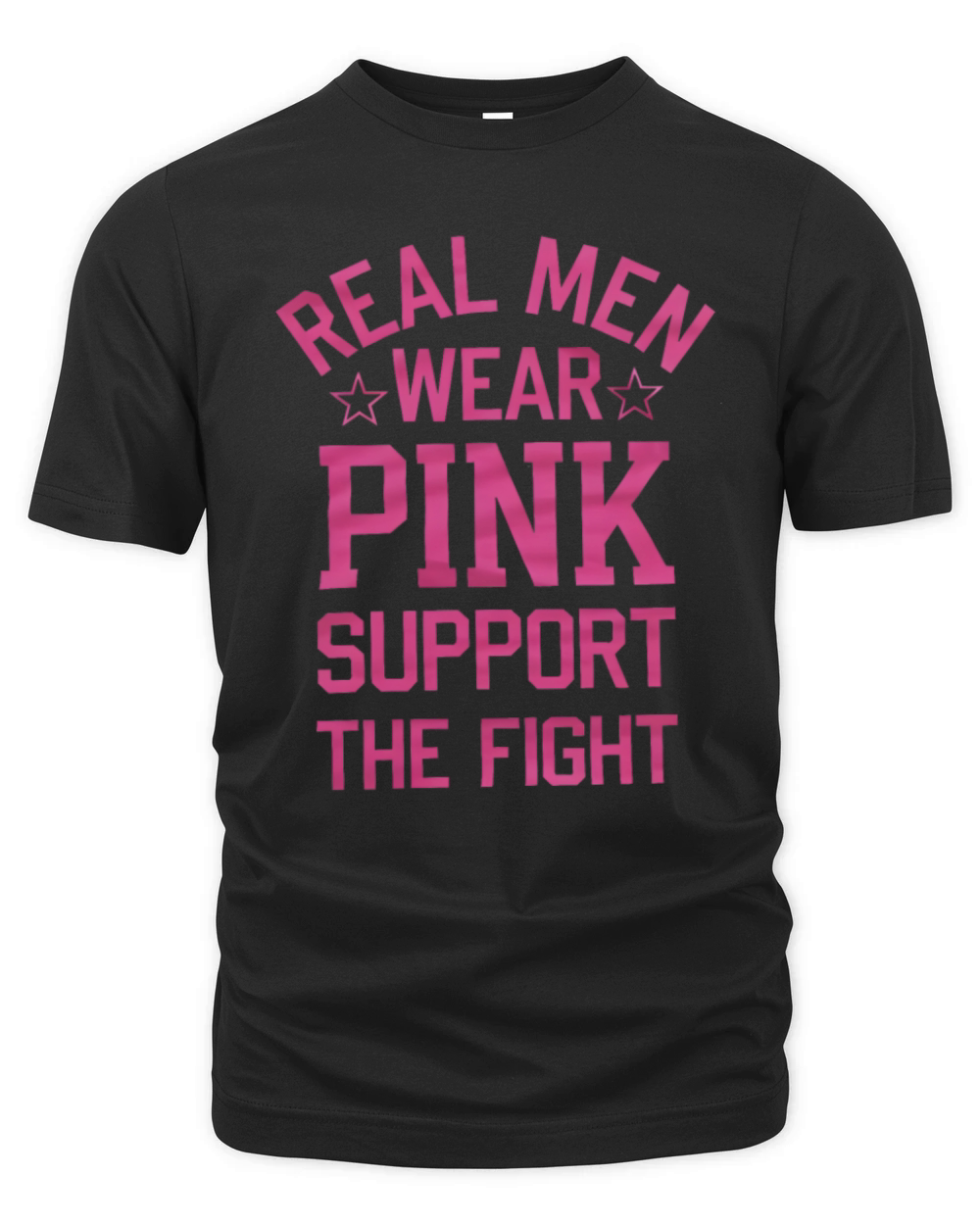 Real Men Wear Pink Support The Fight Organic Unisex T-shirt