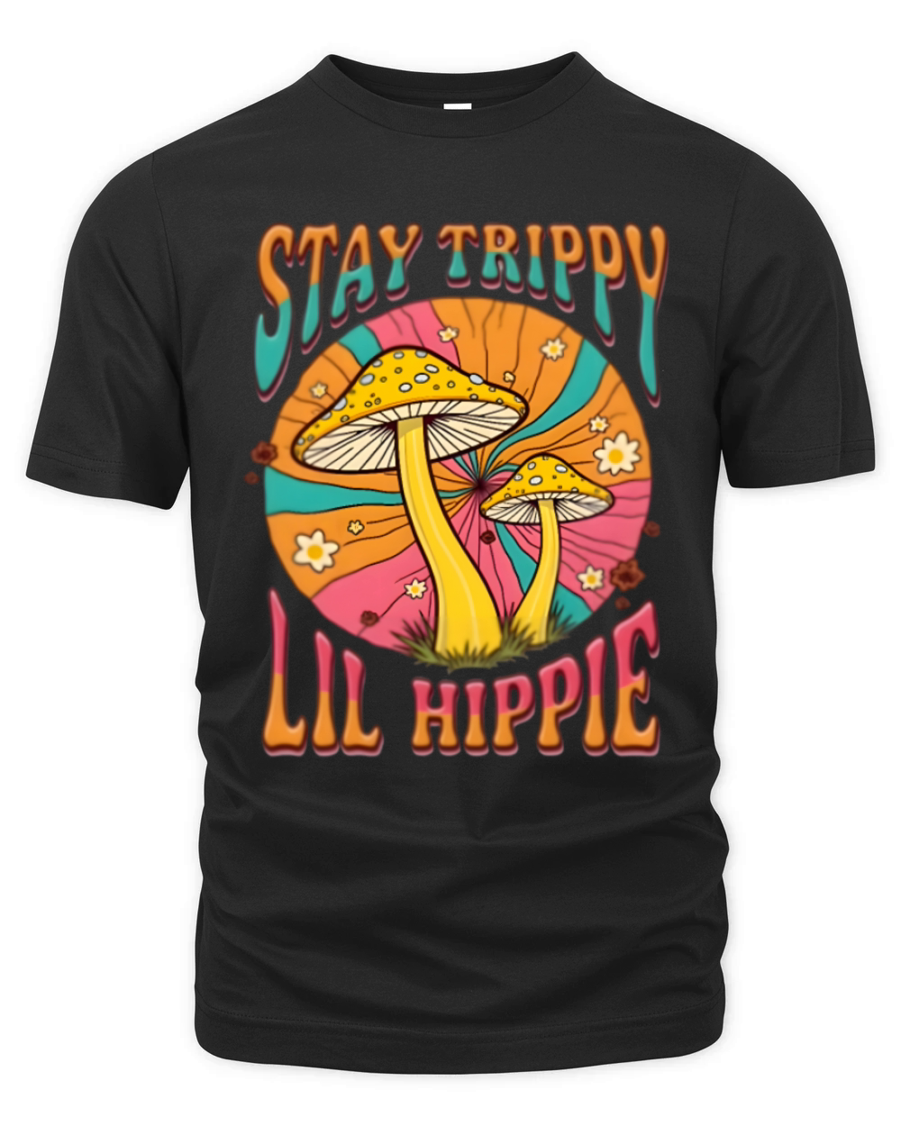 Retro Shrooms for a Free Spirit Organic Unisex T-shirt