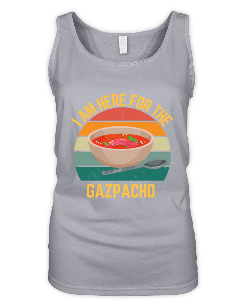 i am here for the gazpacho Organic Women's Tank Top