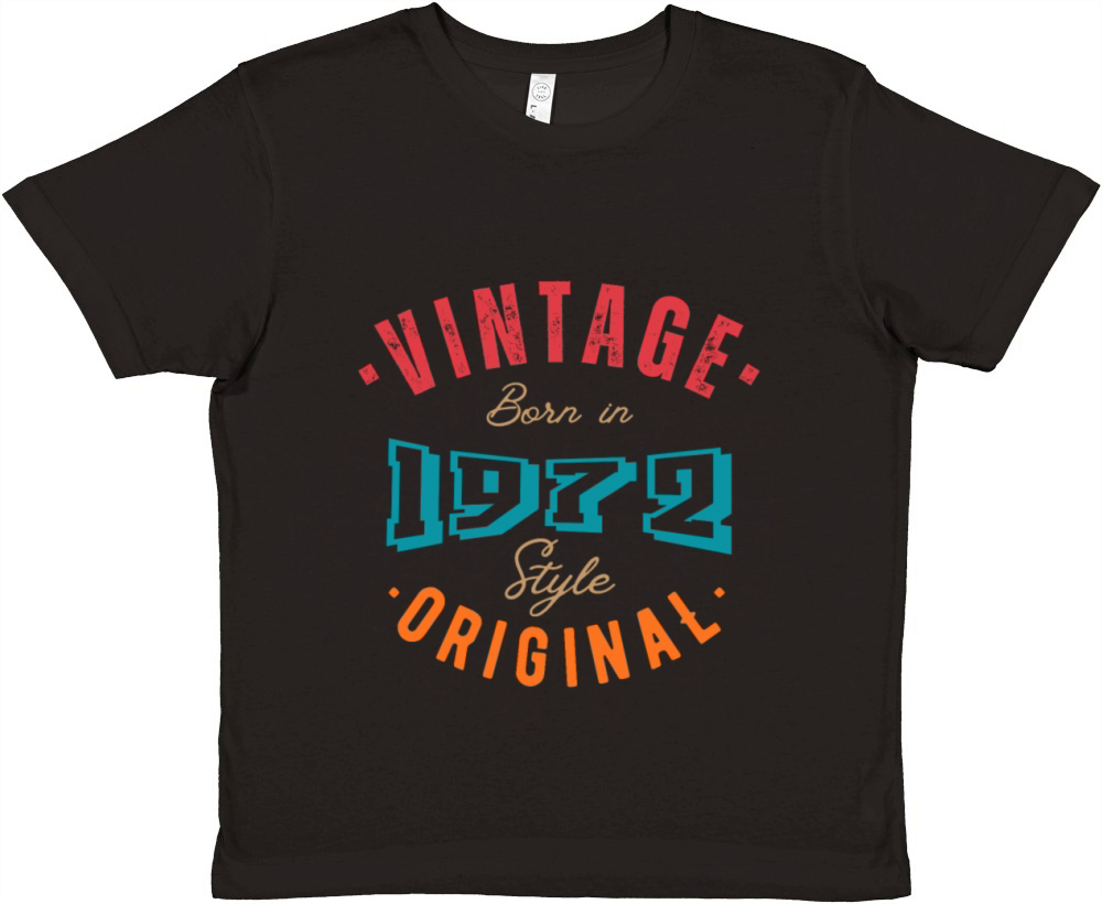 Born in 1972 - style original Premium Kids Crewneck T-shirt