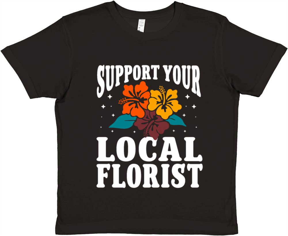 Florist Floral Flower Floristry Premium Kids Crewneck T-shirt