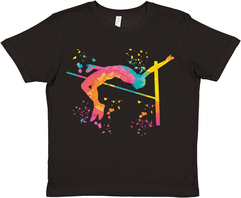 High Jumper High Jumping High Jump Premium Kids Crewneck T-shirt