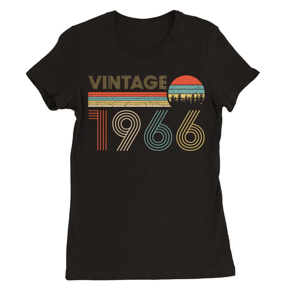 Vintage 1966 Premium Womens Crewneck T-shirt