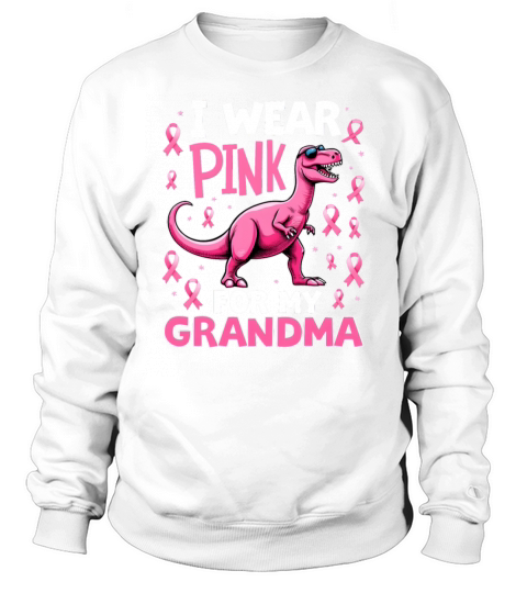 Breast Cancer Pink Awareness Design Sweatshirt Unisex