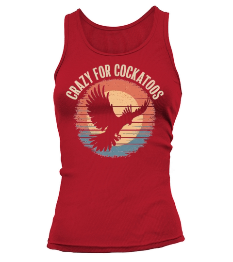 Crazy For Cockatoos Vintage Sunset Tank top Woman