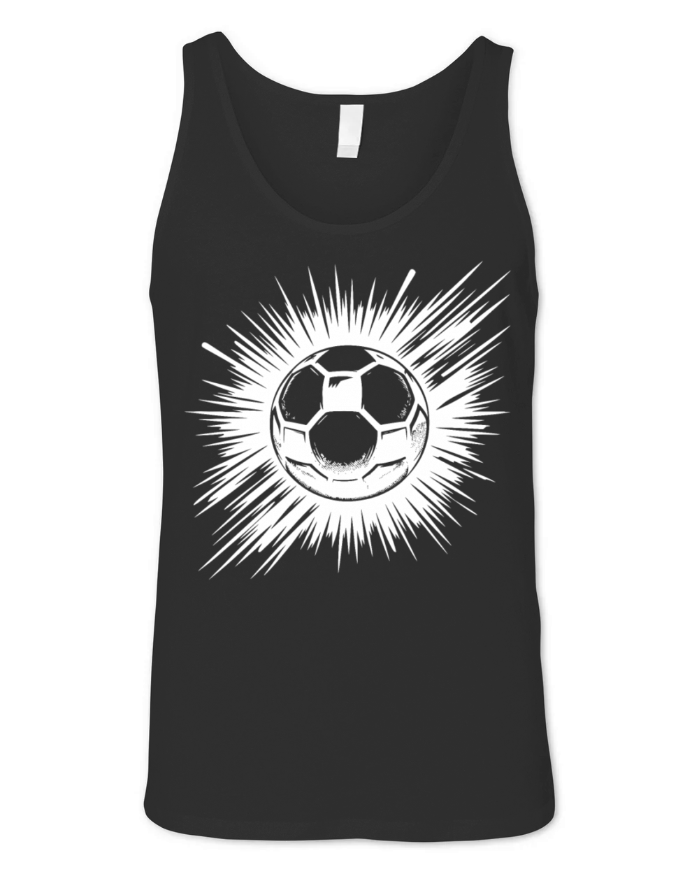 Logo Symbol Flying Shot Soccer Club Unisex Jersey Tank