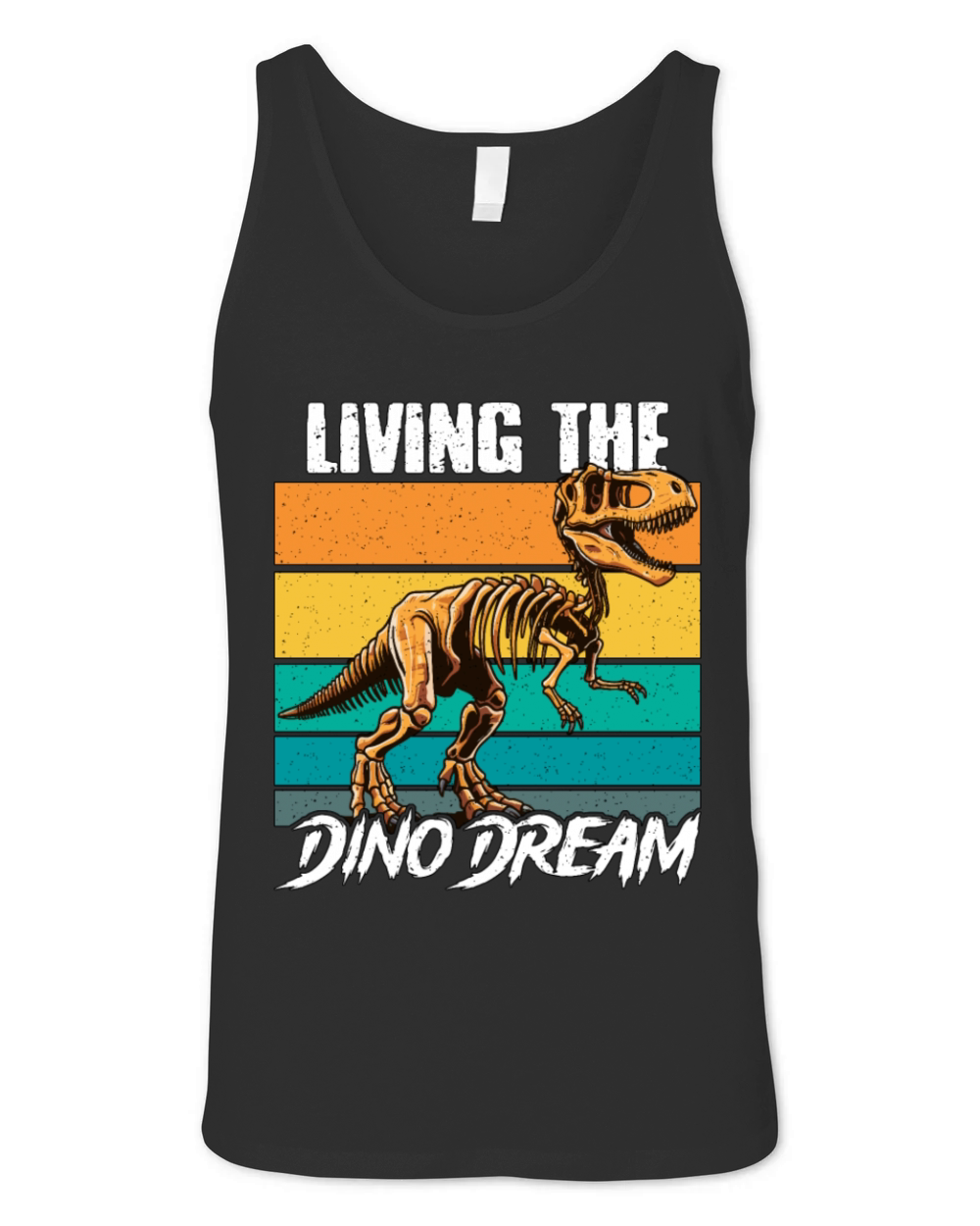 Paleontology Living The Dino Dream Fossil Hunting Unisex Jersey Tank