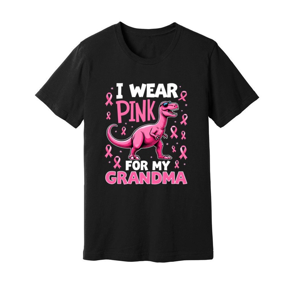 Breast Cancer Pink Awareness Design Unisex Jersey Tee