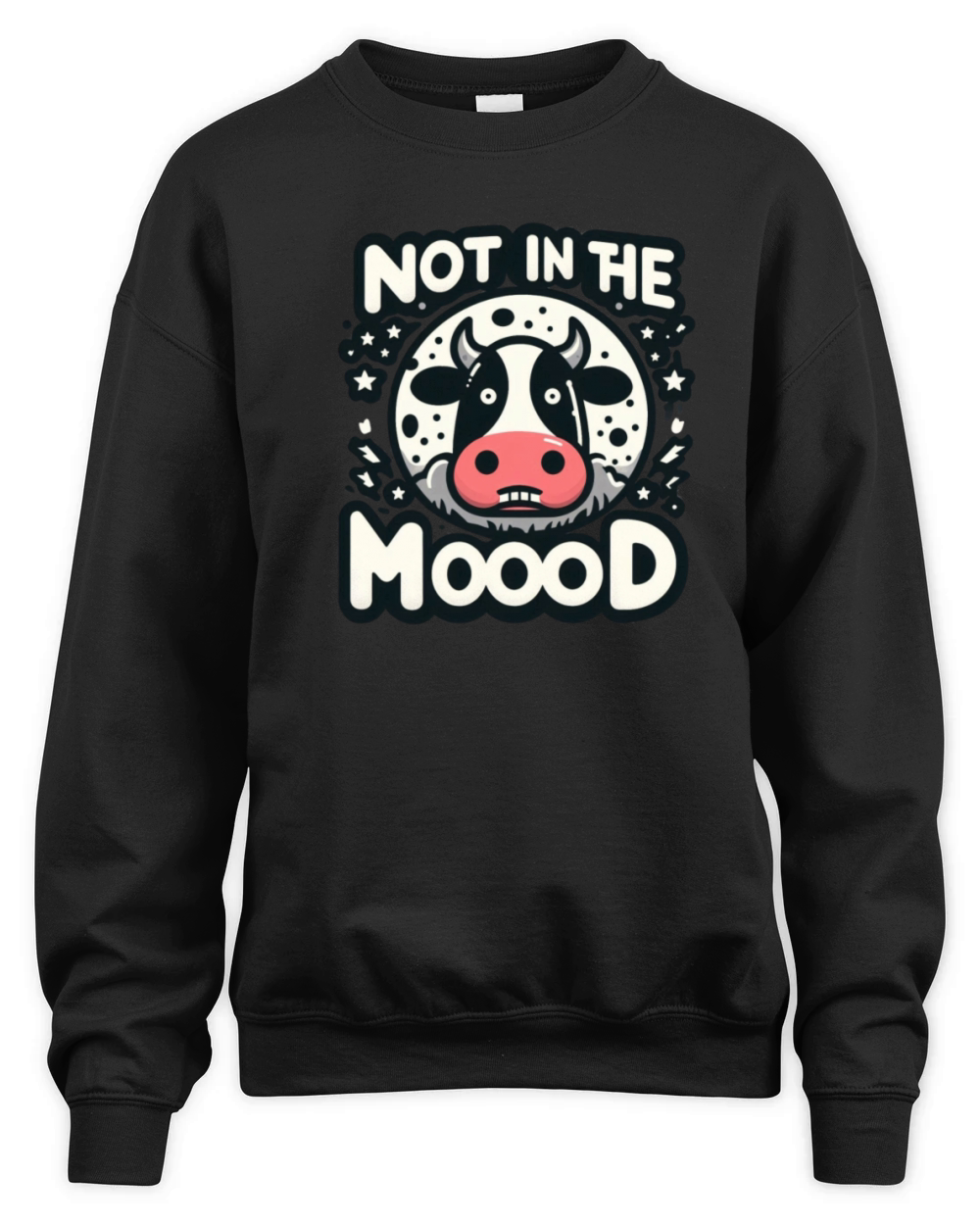 Not in The Moood Unisex Premium Crewneck Sweatshirt