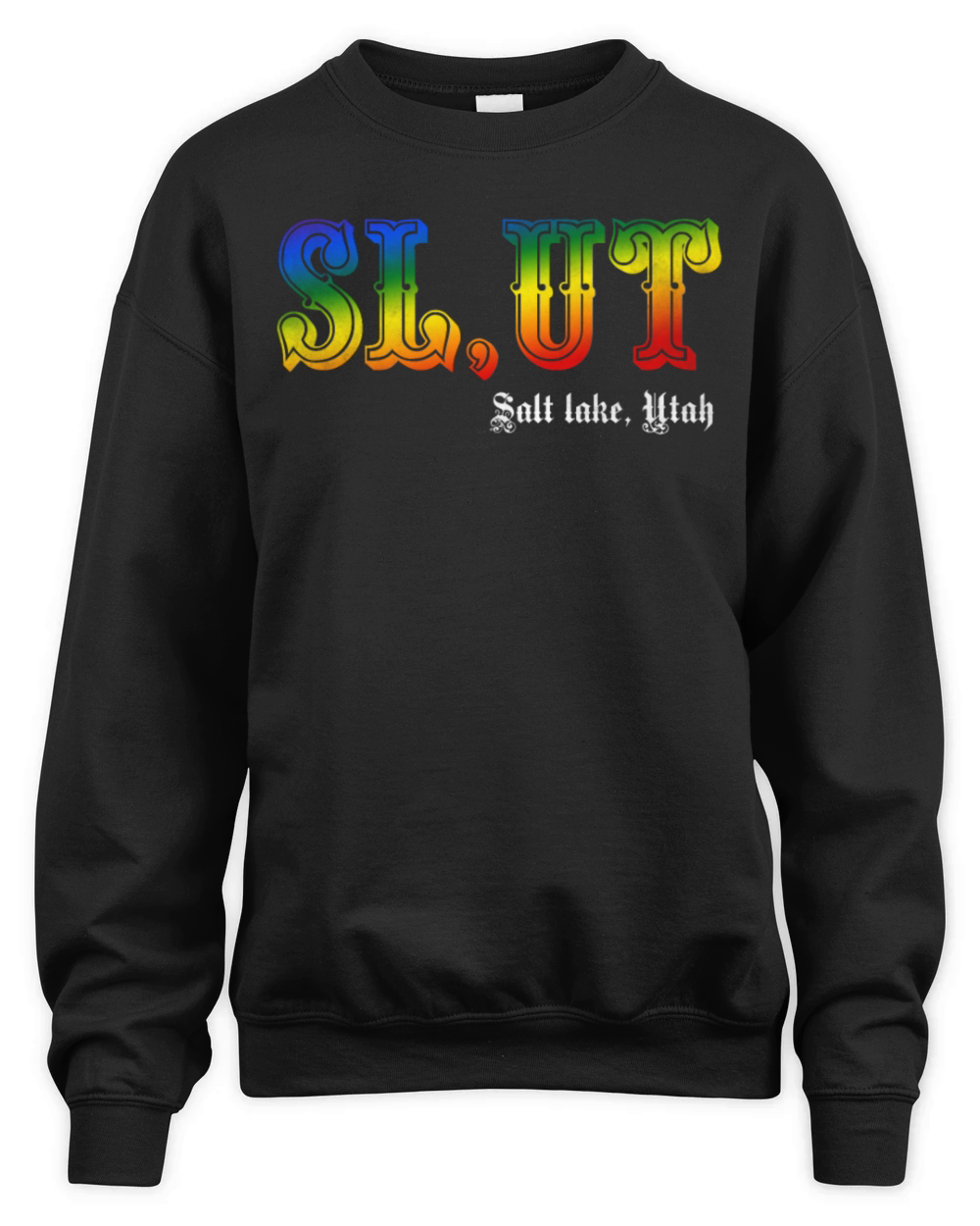 Salt lake Utah LGBT vintage Unisex Premium Crewneck Sweatshirt