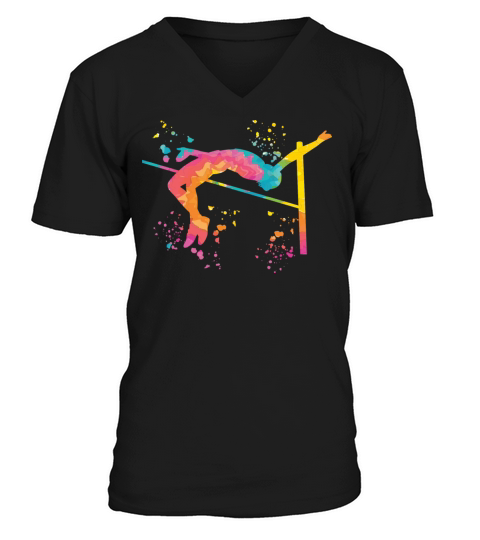 High Jumper High Jumping High Jump V-Neck T-shirt