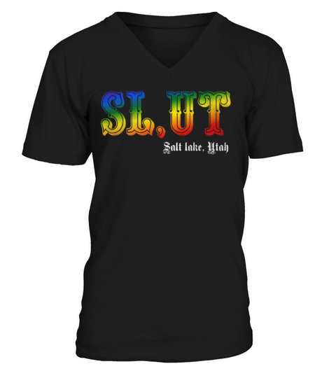 Salt lake Utah LGBT vintage V-Neck T-shirt