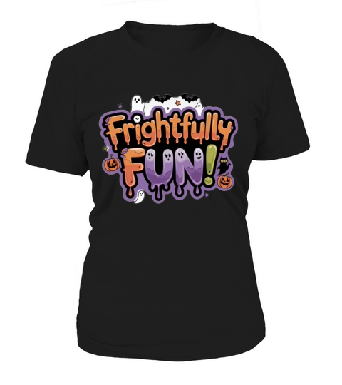 frightfully fun halloween design Women's T-Shirt