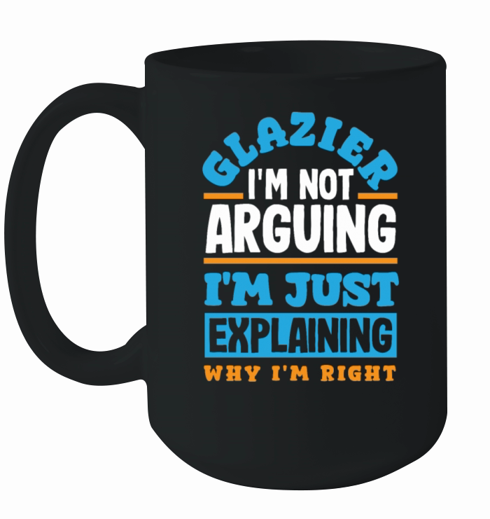 Funny Glazier Gift Ceramic Mug
