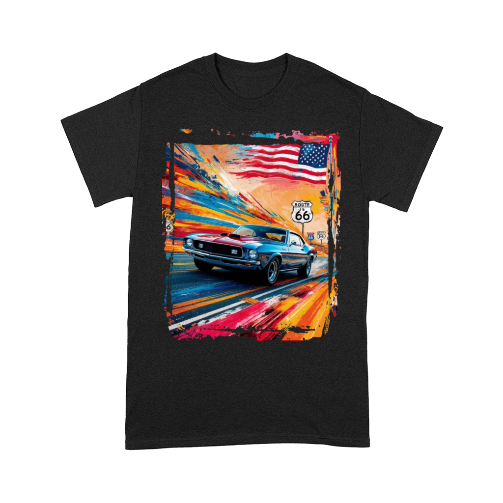 American Muscle Car Route 66 Comfort T-shirt