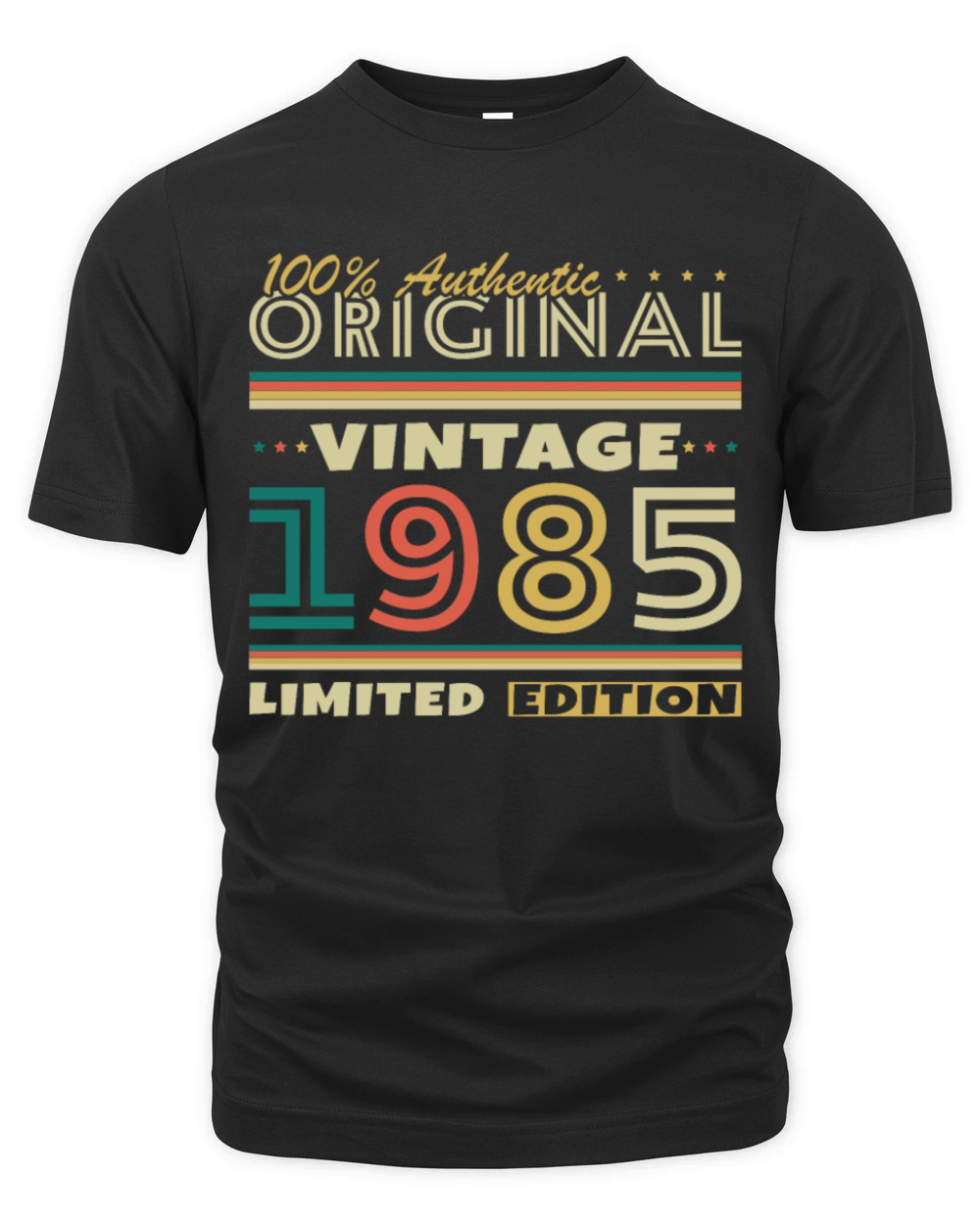 40 Years 1985 Vintage Retro Birthday Gift Organic Unisex T-shirt